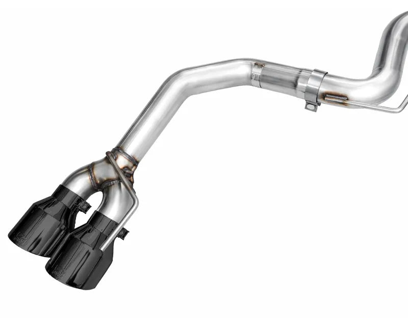 AWE Track Edition Exhaust for S650 Ford Mustang Dark Horse - Quad Diamond Black Tips (3020-43375)