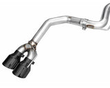 AWE Track Edition Exhaust for S650 Ford Mustang Dark Horse - Quad Diamond Black Tips (3020-43375)