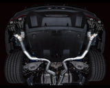 AWE Track Edition Exhaust for S650 Ford Mustang Dark Horse - Quad Diamond Black Tips (3020-43375)