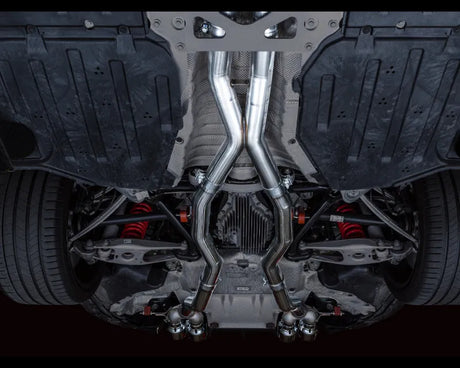AWE Track Edition Catback Exhaust for BMW G8X M3/M4 - Chrome Silver Tips (3020-43482)