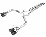 AWE Track Edition Exhaust for S650 Ford Mustang GT Fastback - Quad Diamond Black Tips (3020-43650)