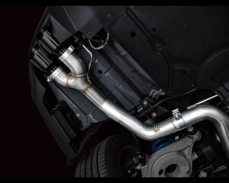AWE Track Edition Exhaust for S650 Ford Mustang GT Fastback - Quad Diamond Black Tips (3020-43650)