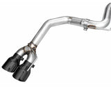 AWE Track Edition Exhaust for S650 Ford Mustang GT Fastback - Quad Diamond Black Tips (3020-43650)