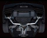 AWE Track Edition Exhaust for S650 Ford Mustang GT Fastback - Quad Diamond Black Tips (3020-43650)