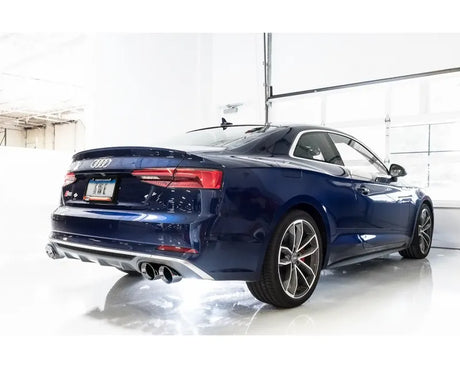 AWE SwitchPath Exhaust for Audi B9 S5 Coupe - Chrome Silver 102mm Tips (3025-42038)