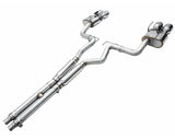 AWE SwitchPath Exhaust for S650 Ford Mustang Dark Horse - Quad Chrome Silver Tips (3025-42375)
