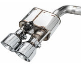 AWE SwitchPath Exhaust for S650 Ford Mustang Dark Horse - Quad Chrome Silver Tips (3025-42375)