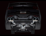 AWE SwitchPath Exhaust for S650 Ford Mustang Dark Horse - Quad Chrome Silver Tips (3025-42375)
