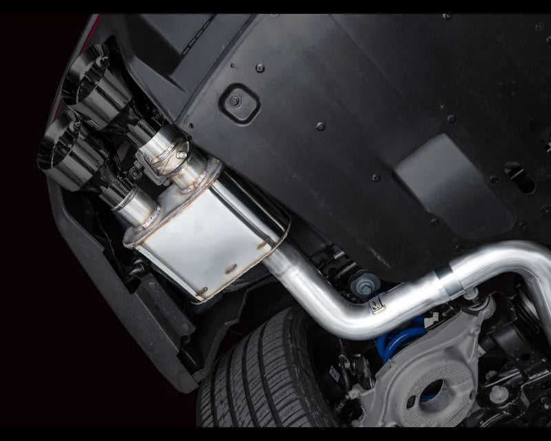 AWE SwitchPath Exhaust for S650 Ford Mustang Dark Horse - Quad Diamond Black Tips (3025-43375)
