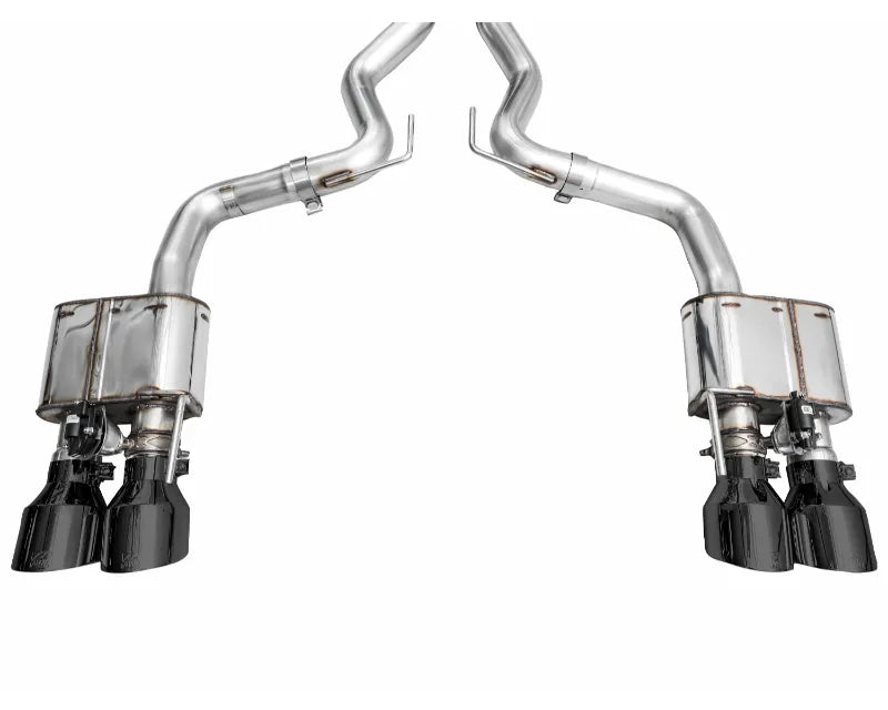AWE SwitchPath Exhaust for S650 Ford Mustang Dark Horse - Quad Diamond Black Tips (3025-43375)