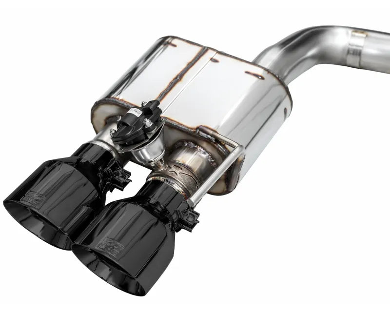 AWE SwitchPath Exhaust for S650 Ford Mustang Dark Horse - Quad Diamond Black Tips (3025-43375)