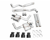 AWE SwitchPath Exhaust for S650 Ford Mustang Dark Horse - Quad Diamond Black Tips (3025-43375)