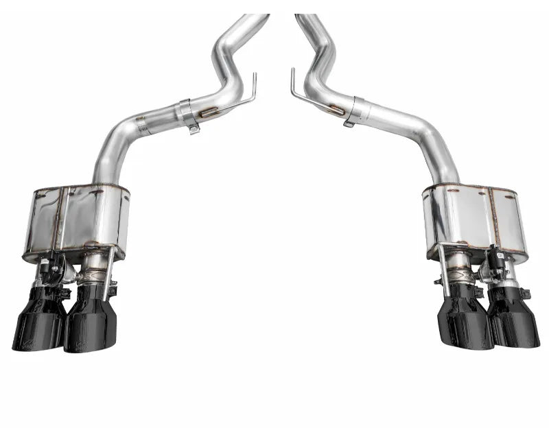 AWE SwitchPath Exhaust for S650 Ford Mustang GT Fastback - Quad Diamond Black Tips (3025-43650)