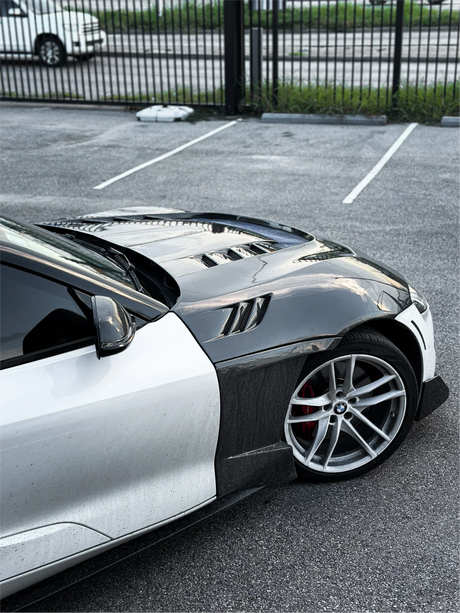 A90 Carbon Fiber EVS Style Fenders - A90 Supra