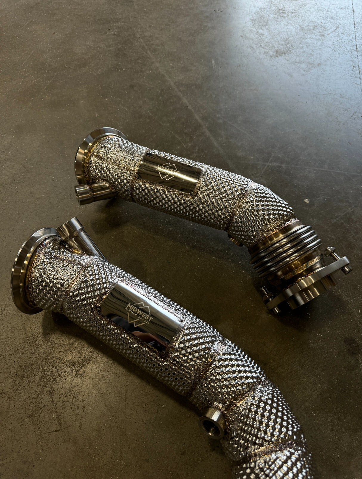 S55 Catless Downpipes w/heatshield - F80 M3 | F82/F83 M4 | F87 M2C