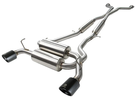 aFe Takeda 2.5" 304 Stainless Steel Cat-Back | 14-16 Infiniti Q60 Coupe 3.7L / 08-13 G37 Coupe 3.7L (49-36103)