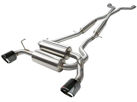 aFe Takeda 2.5" 304 Stainless Steel Cat-Back | 14-16 Infiniti Q60 Coupe 3.7L / 08-13 G37 Coupe 3.7L (49-36103)