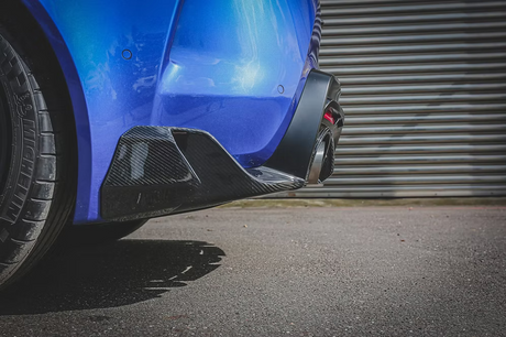 A90/A91 Supra Carbon Fiber Rear Splitter Spats - A90 A91 Supra