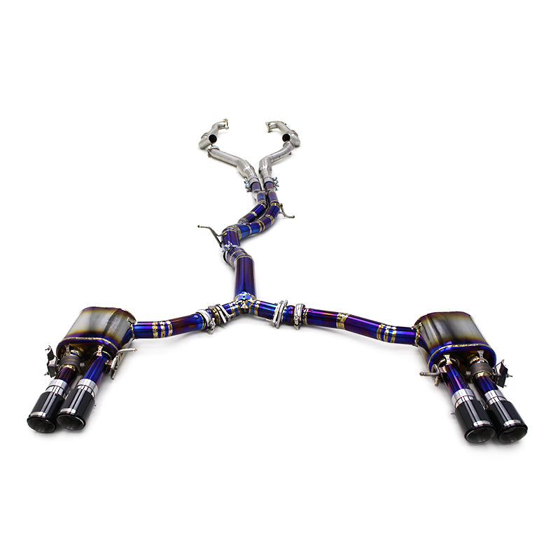 Audi B9/B9.5 S4 Valved Exhaust System W/ Midpipes - Audi B9 B9.5 S4 3.0T