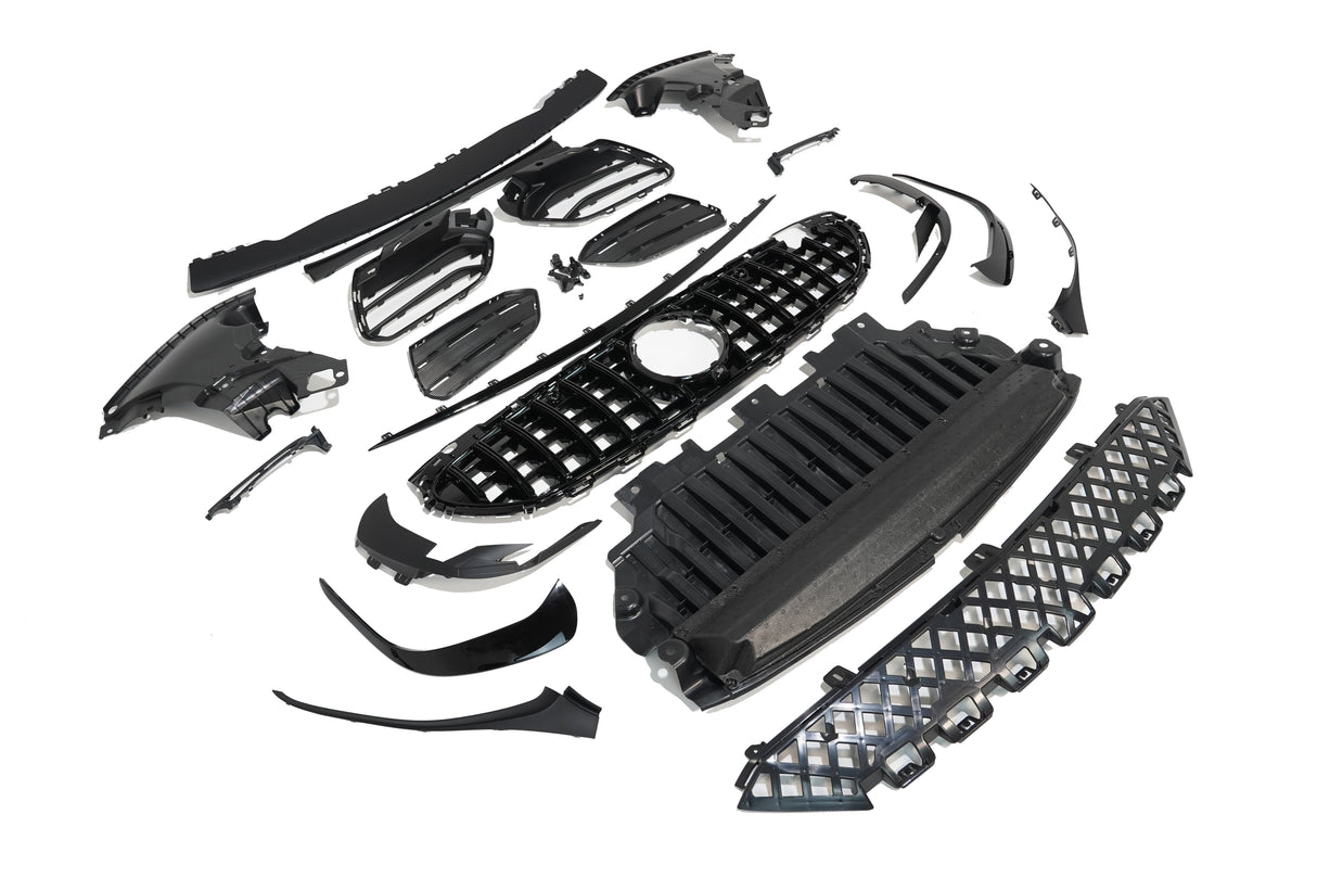 22+ Mercedes Benz W206 C Class, Facelift C63 AMG Style Front Bumper