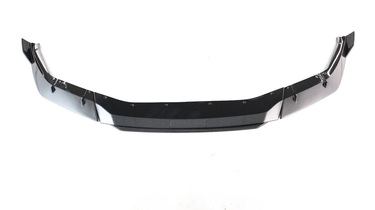 F90 LCI Carbon Fiber M Style Front Lip 4pc - F90 M5 LCI 2021+