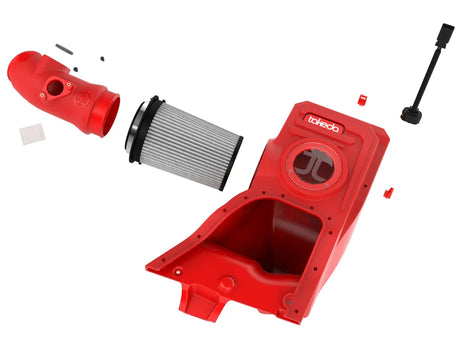 aFe Power Takeda Momentum Red Edition Cold Air Intake System w/ Pro DRY S Filter | 2023+ Honda Civic Type-R (56-70062DR)