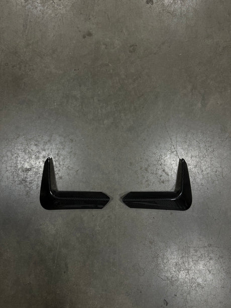 Dry Carbon Fiber OEM Style Rear Bumper Splitters (BMW M3 F80 | M4 F82/F83) - MidWest Bimmer Supply