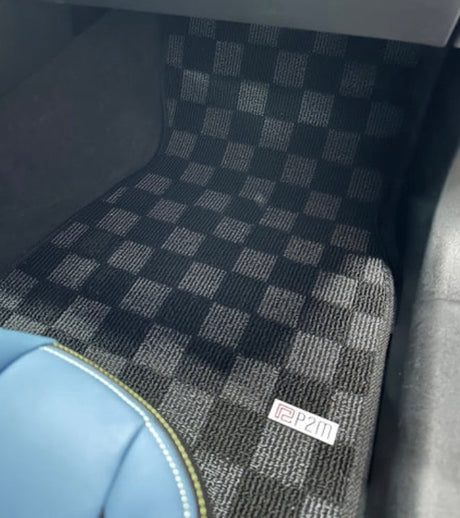 P2M BMW G20 / G80 3-SERIES (2019-27) 4D RACE FLOOR MATS: DARK GREY