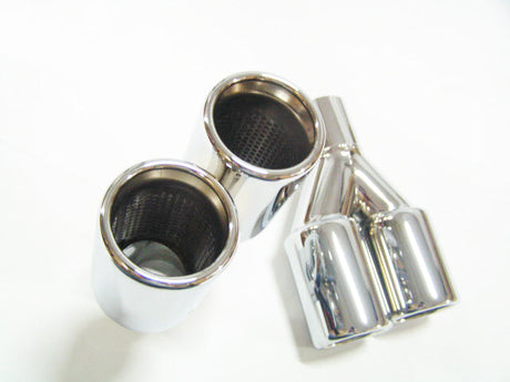 BMW Exhaust Tips: 2.5 Inlet 3.0 Outlet 78mm