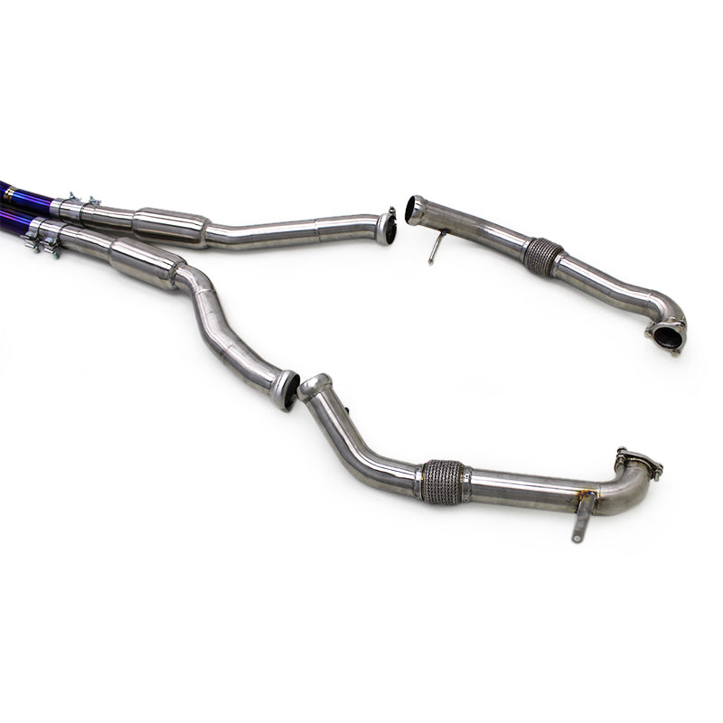 Audi B9/B9.5 S4 Valved Exhaust System W/ Midpipes - Audi B9 B9.5 S4 3.0T