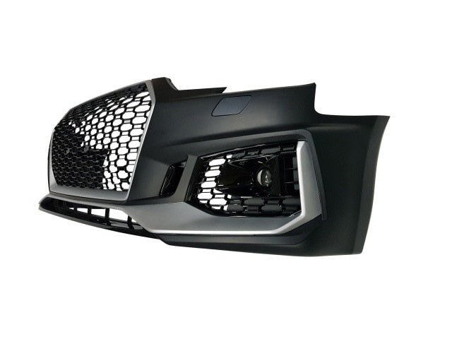 2017-2019 B9 Audi A4, RS4 Style Front Bumper W/ Grille