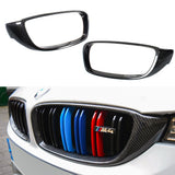 F32/F36 Carbon Fiber Stick On Grille Insert Trim - F32 F33 F36 4-Series