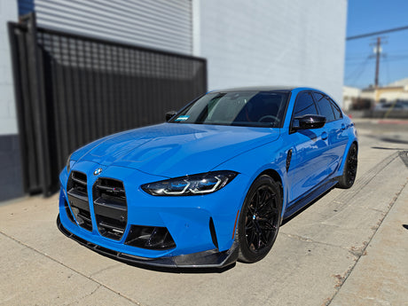 G8X Carbon Fiber VT Style 3-Pc Front Lip - (BMW G80 M3 | G82/G83 M4)