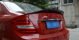 W204 C-Class Carbon Fiber R Style Spoiler - W204 C63 C43 C-Class