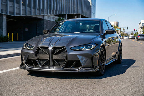 G8X M3/M4 X Style Dry Carbon Fiber Front Grille Without ACC - BMW G80/G82/G83 M3/M4