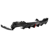 G22 Carbon Fiber K Style Rear Diffuser W/ LED Light - G22 G23 4-Series