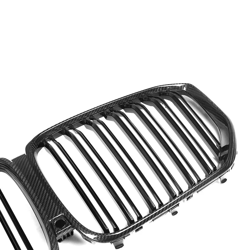 X5 Carbon Fiber Dual Slat Front Grille - X5 G05 PRE LCI