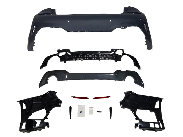 2019-2022 BMW PRE-LCI G20 3 Series M-Sport Style Rear bumper with 4 PDC
