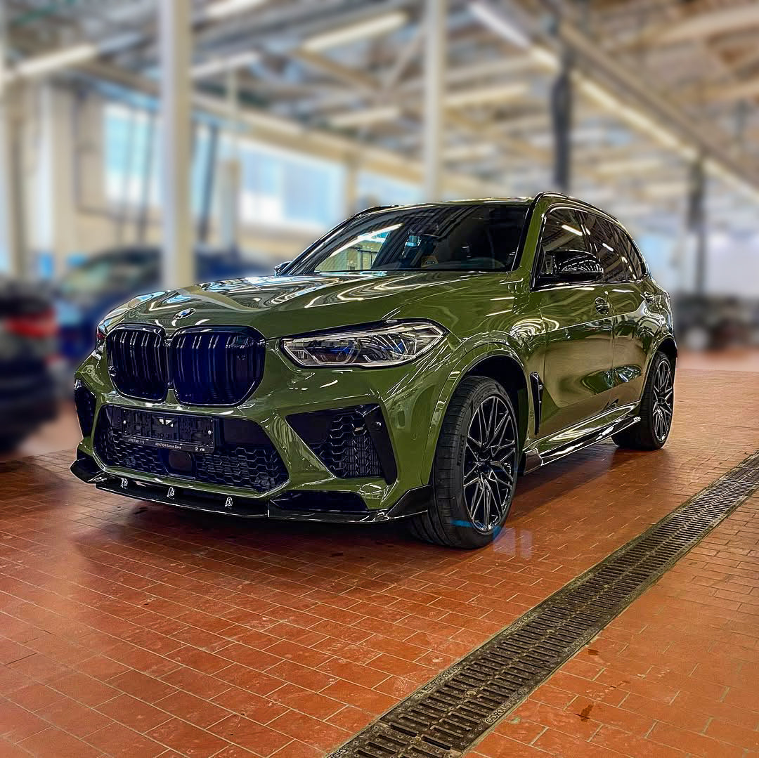 F95/G05 Gloss Black R Style Side Skirt - BMW F95 X5M G05 M-Sport