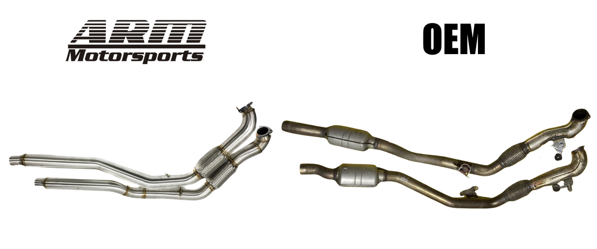 Audi B9 S4 S5 3.0T 3" Midpipes