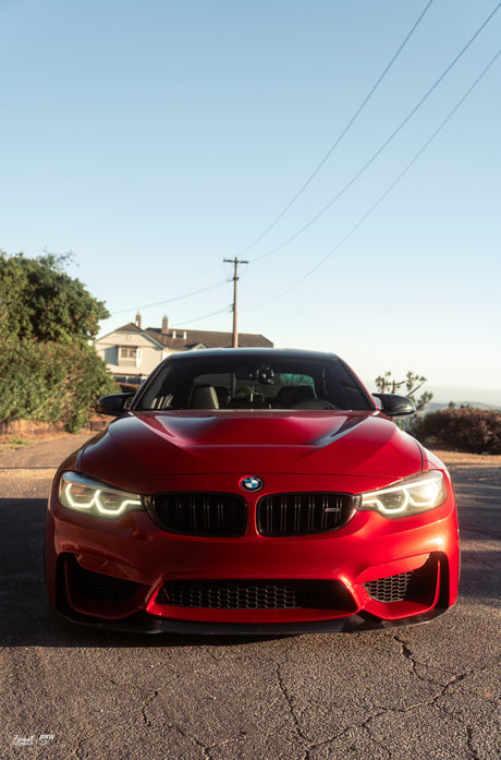 CS V2 Style Carbon Fiber Front Lip (F80 M3 | F82/F83 M4) - MidWest Bimmer Supply
