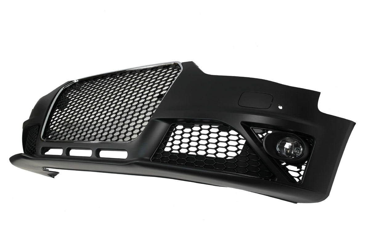2013-2016 B8.5 Audi A4, RS4 Style Front Bumper W/ Chrome Grille