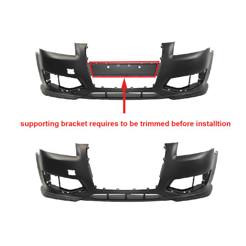 2005-2008 Audi A3 8P RS Style Front Bumper with Black Grille w/ Fog Lamps