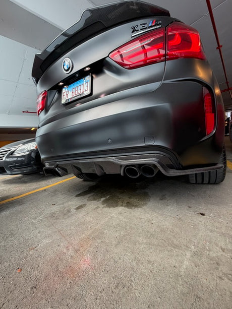 F85/F86 3D Style Carbon Fiber Rear Diffuser - F85 X5M F86 X6M