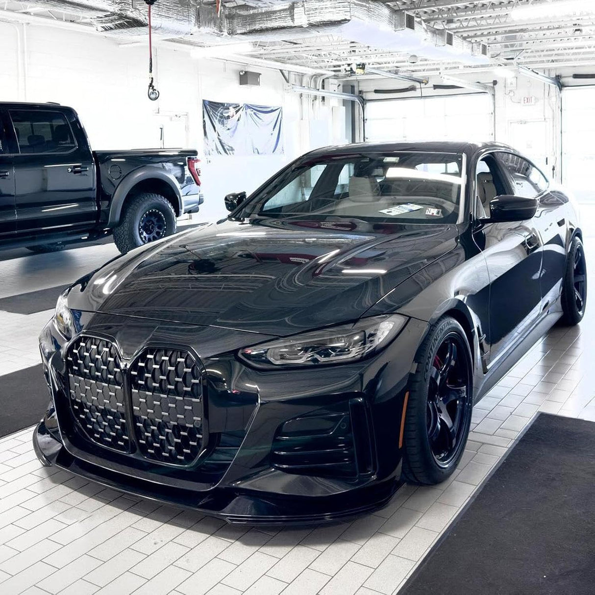 G26 4-Series Gloss Black 3D Style Front Lip - G26 4-Series 430i M440i I4 M50