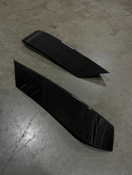 Dry Carbon Fiber OEM Style Front Bumper Upper Trim (BMW M3 F80 | M4 (F82/F83) - MidWest Bimmer Supply