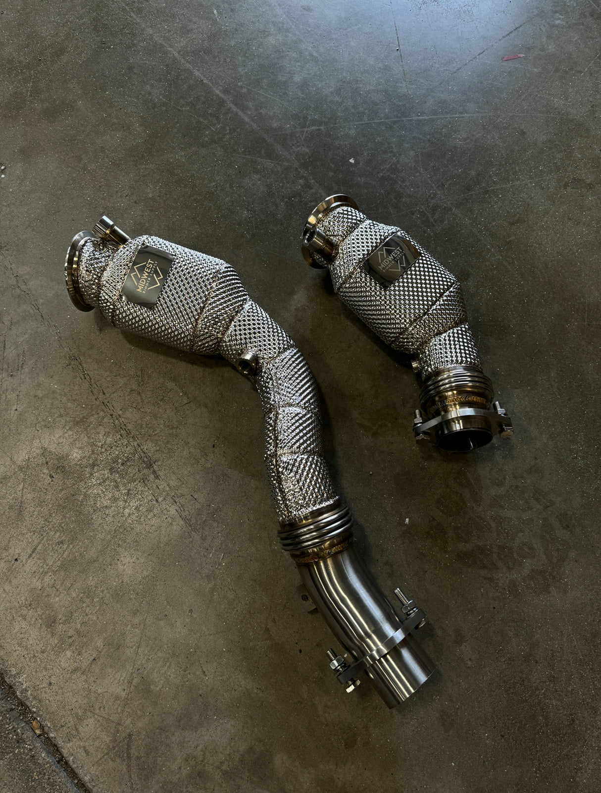 S55 Resonated Downpipes w/heatshield - F80 M3 | F82/F83 M4 | F87 M2C