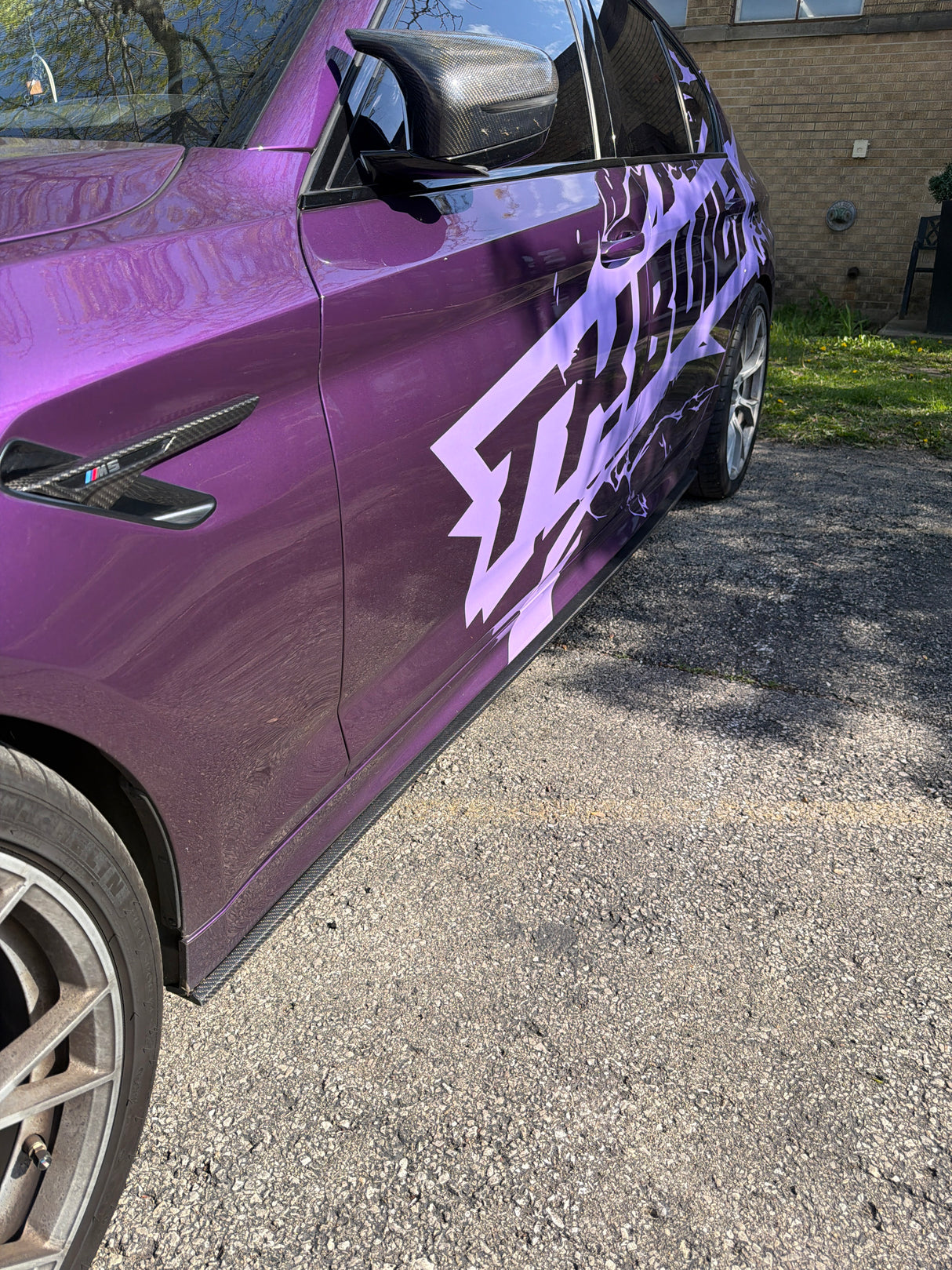 F90 M5 P Style Carbon Fiber Side Skirts - F90 M5 G30 5-Series