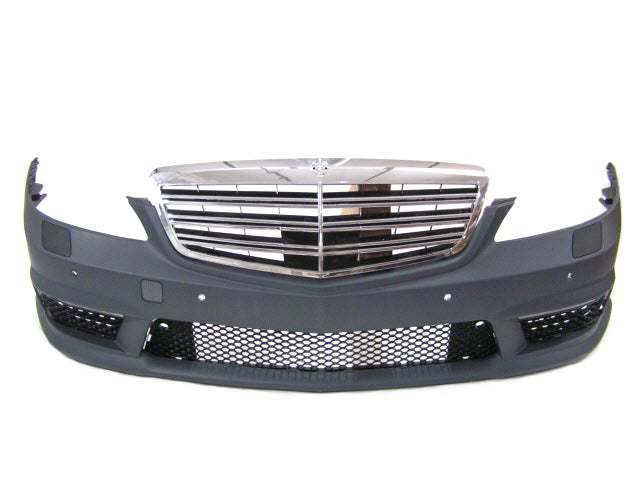 2007-2013 Mercedes Benz S Class W221 S63/S65 AMG Style Front Bumper W/ DRL