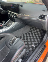 P2M BMW G20 / G80 3-SERIES (2019-27) 4D RACE FLOOR MATS: DARK GREY